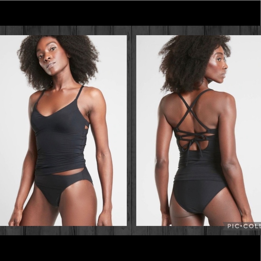 NWT ATHLETA Triangle Tankini A-C